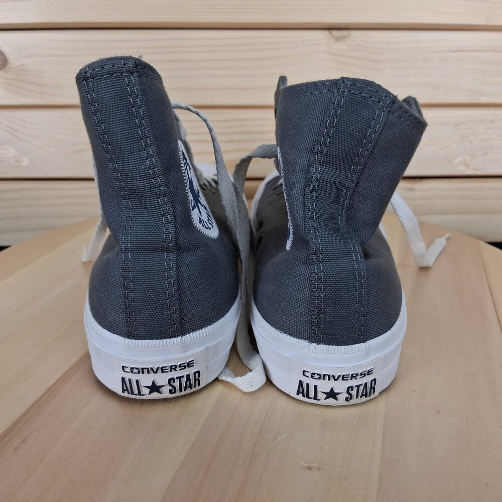 Converse Chuck Taylor All Star II Unisex Gray White Lunarlon Women's 8 High Top - Picture 2 of 12